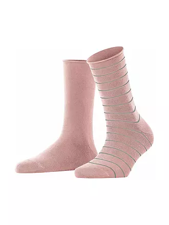 FALKE | Happy Stripe 2er Pkg Blossom | 
